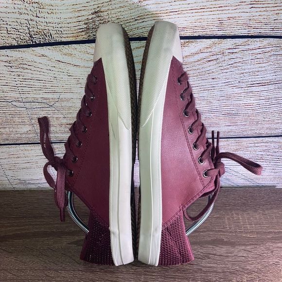 Mens P.F. Flyers (Posturized Foundation)Burgundy low top rigid wedge size 11 - Picture 12 of 16